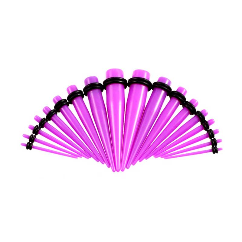 ACRYLIC EAR STRETCH - TAPER COLORS