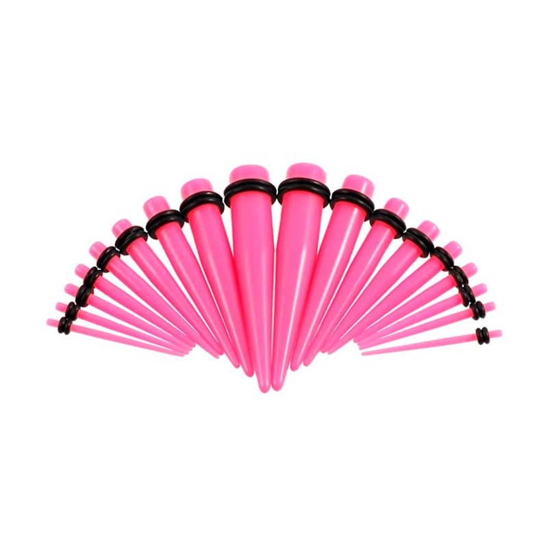 ACRYLIC EAR STRETCH - TAPER COLORS
