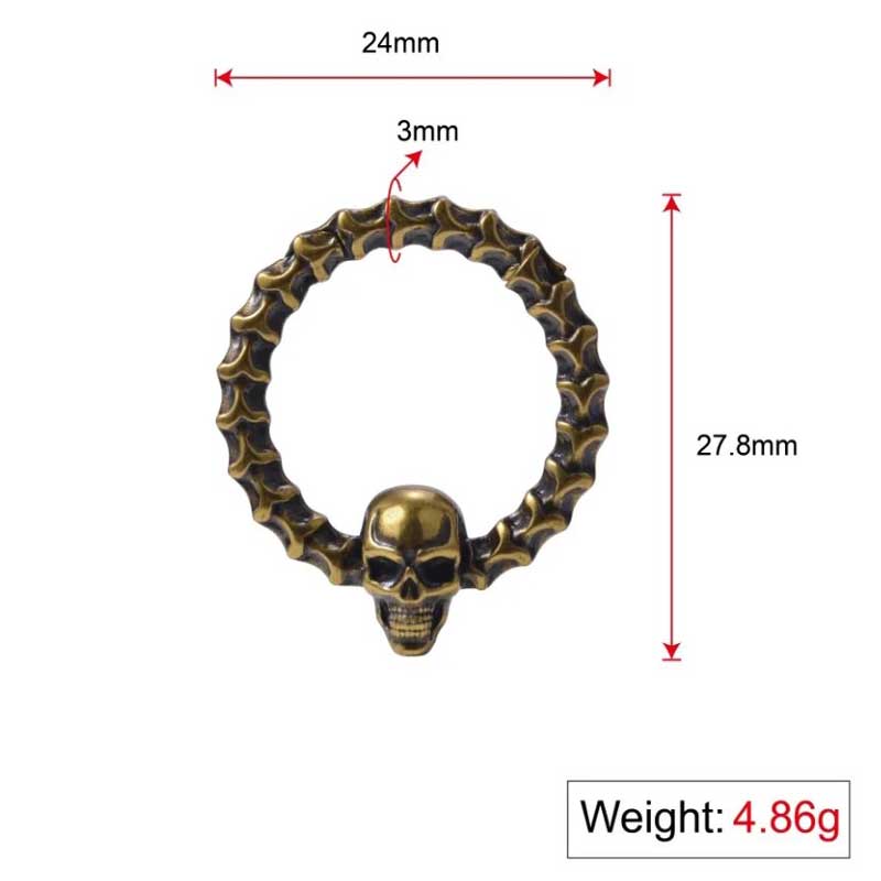 RING SKELET SKULL WEIGHT