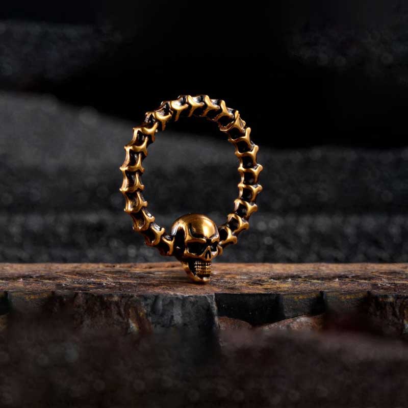 RING SKELET SKULL WEIGHT