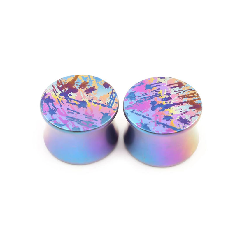 TITANIUM PLUG IRIDESCENT STRETCHER