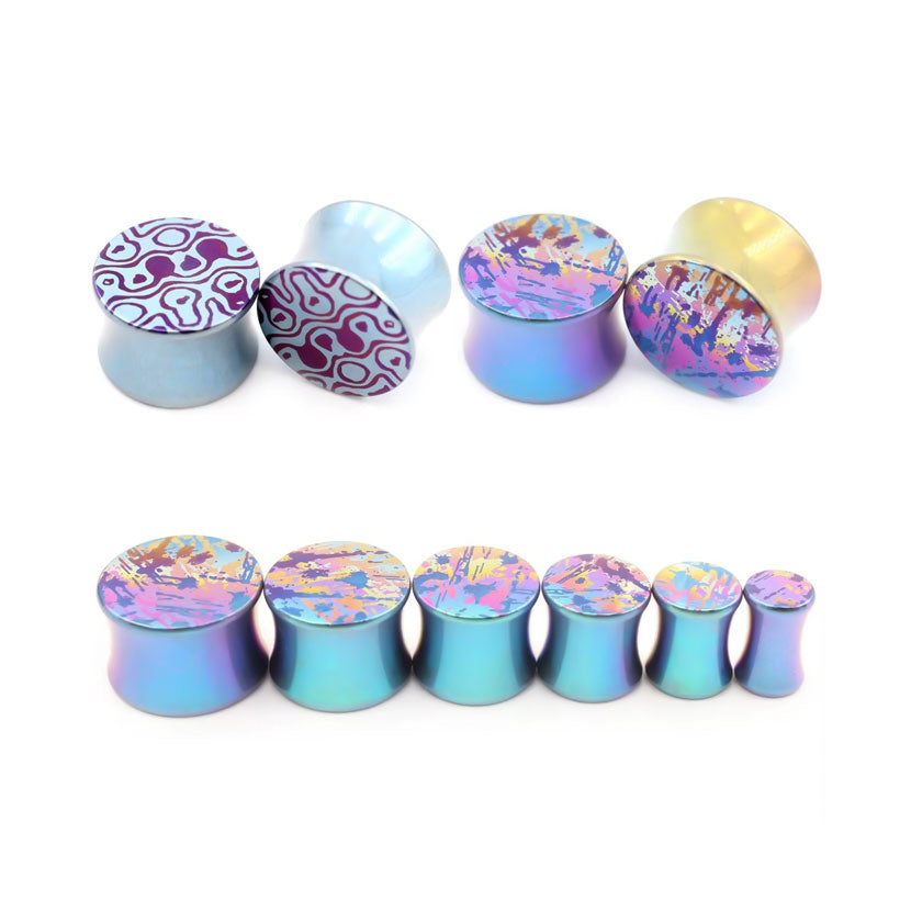 TITANIUM PLUG IRIDESCENT STRETCHER