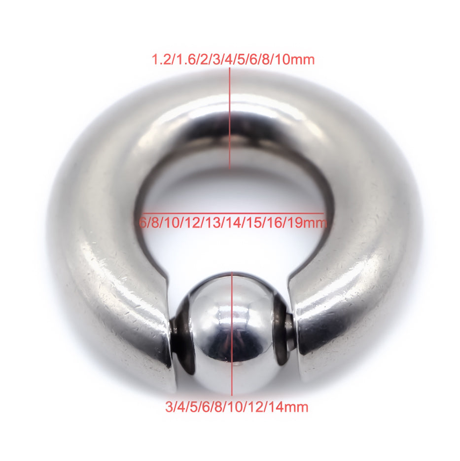 CAPTIVE BALL CLASURE RING PIERCING