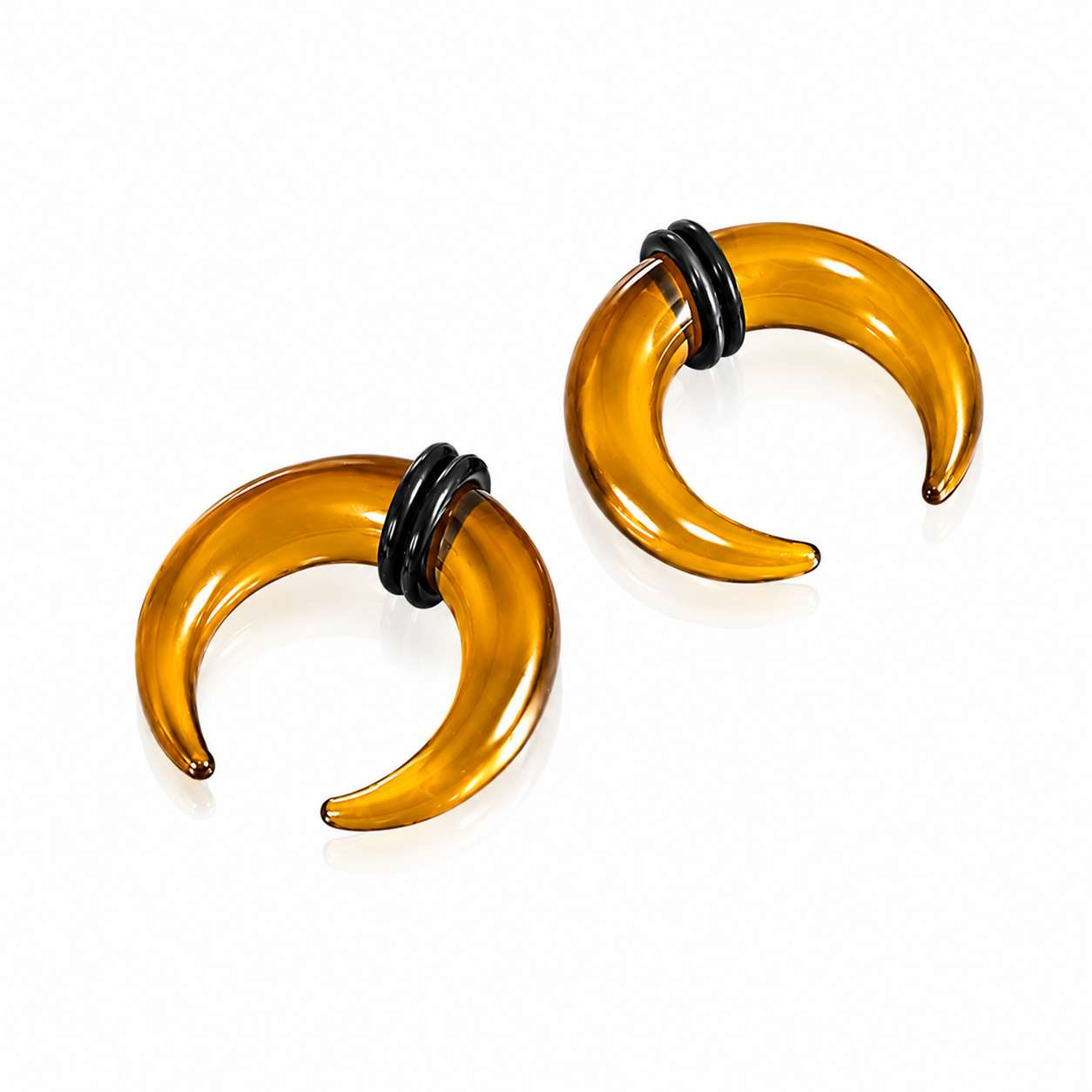 GLASS SEPTUM PINCHER PIERCING