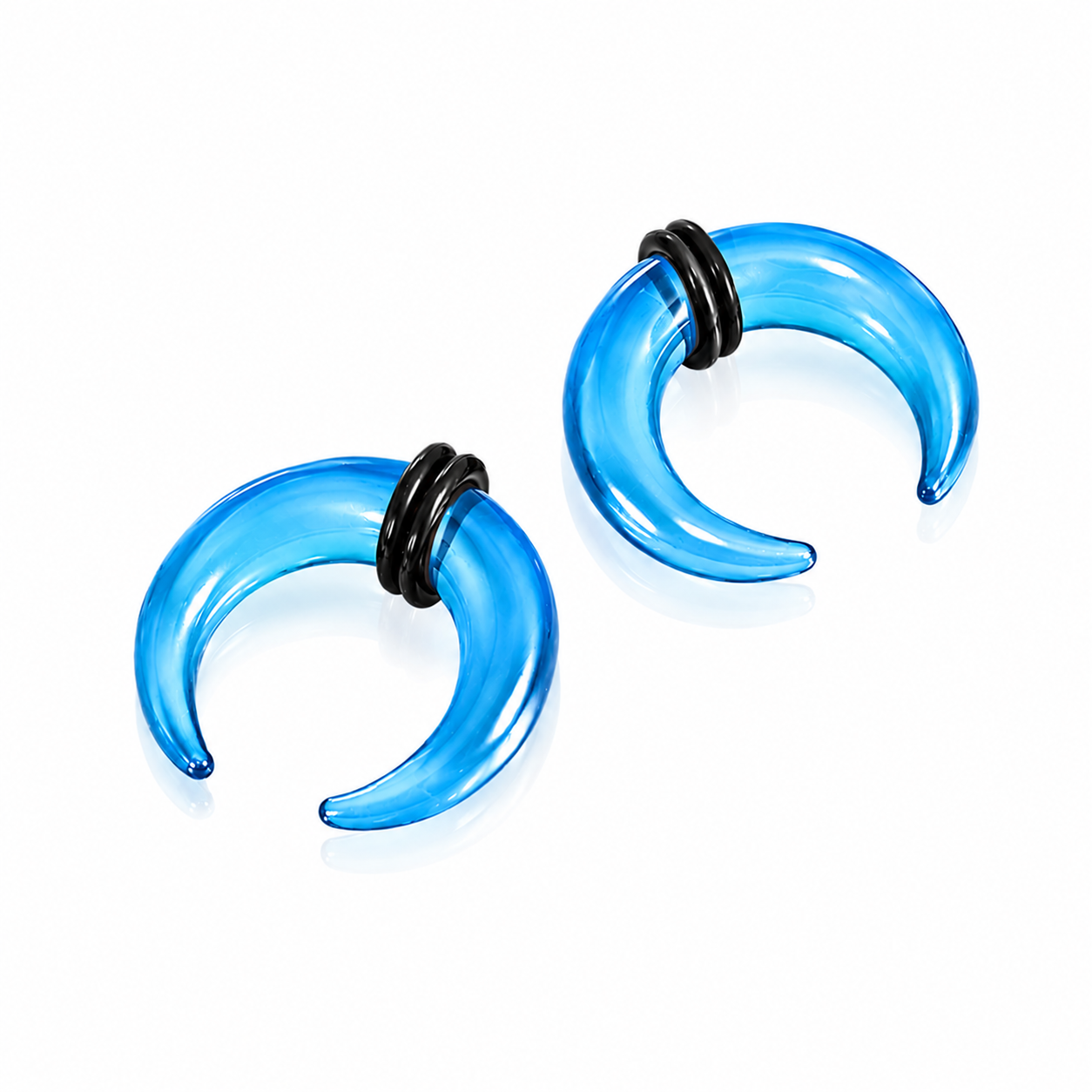 GLASS SEPTUM PINCHER PIERCING
