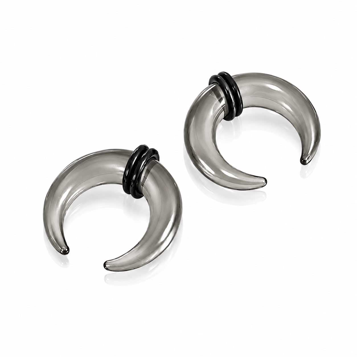 GLASS SEPTUM PINCHER PIERCING