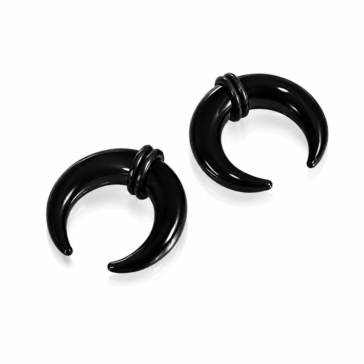 GLASS SEPTUM PINCHER PIERCING