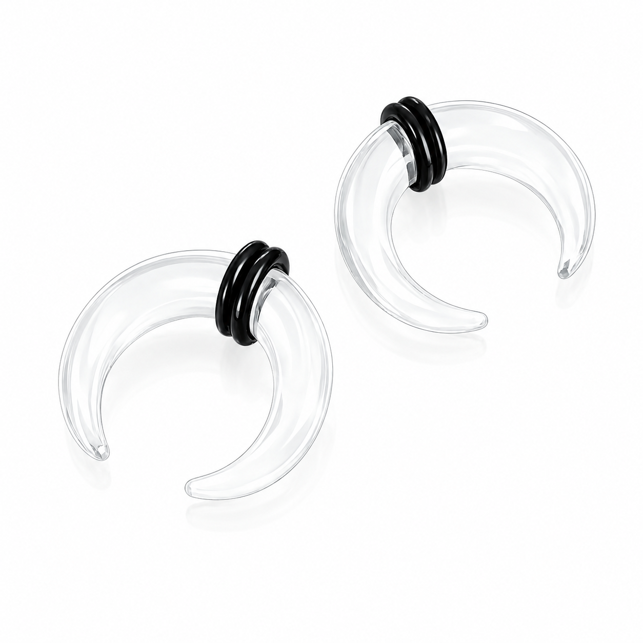 GLASS SEPTUM PINCHER PIERCING