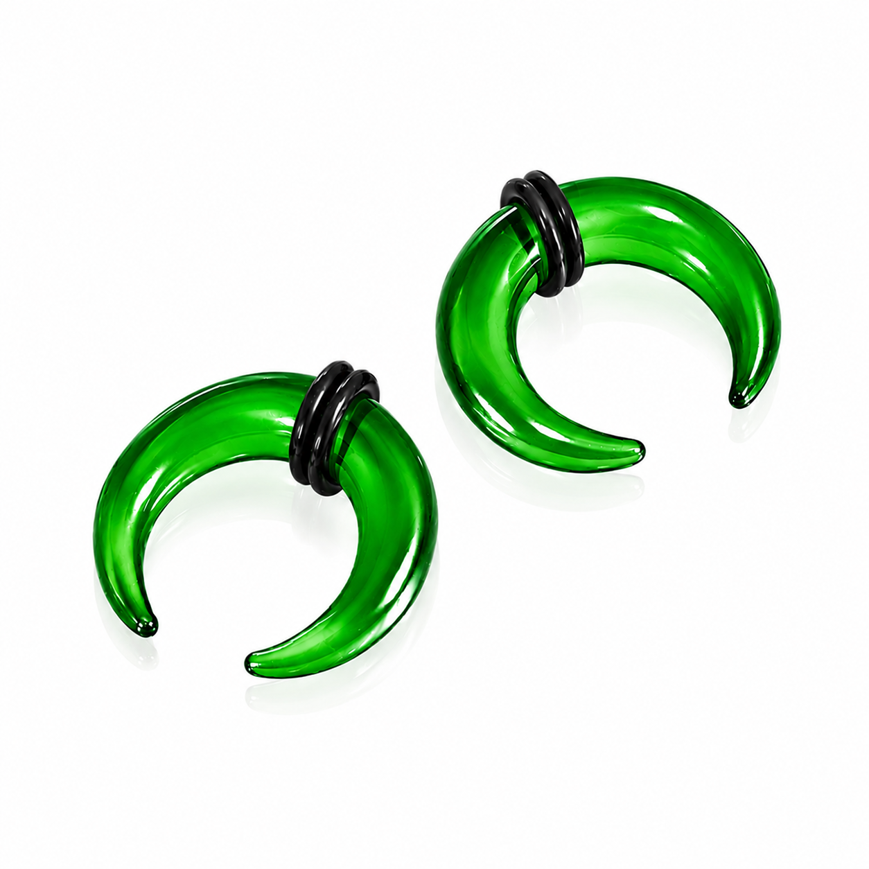 GLASS SEPTUM PINCHER PIERCING
