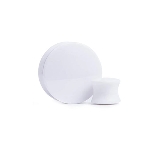 WHITE ACRYLIC PLUG
