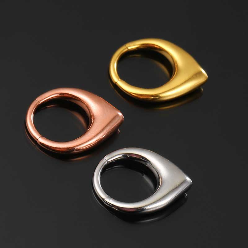 RING THICK TEARDROP PIERCING